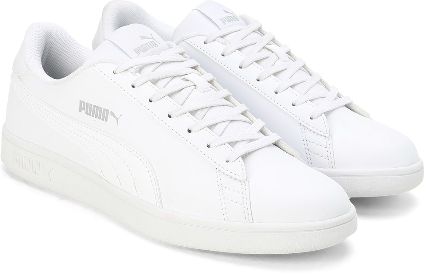 Puma full cheap white sneakers