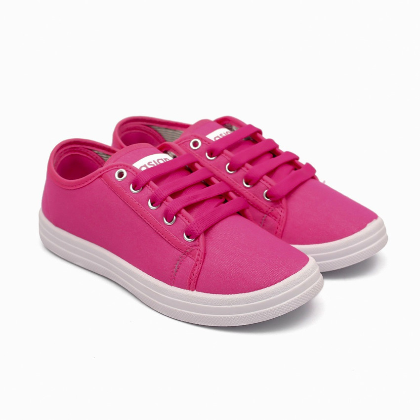 asian VL 11 Canvas shoes for ladies sneakers for women Casual shoes for girls stylish latest design new fashion Lace up waterproof pink shoes for running walking gym trekking