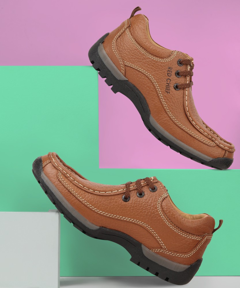 Red chief camel colour shoes on sale