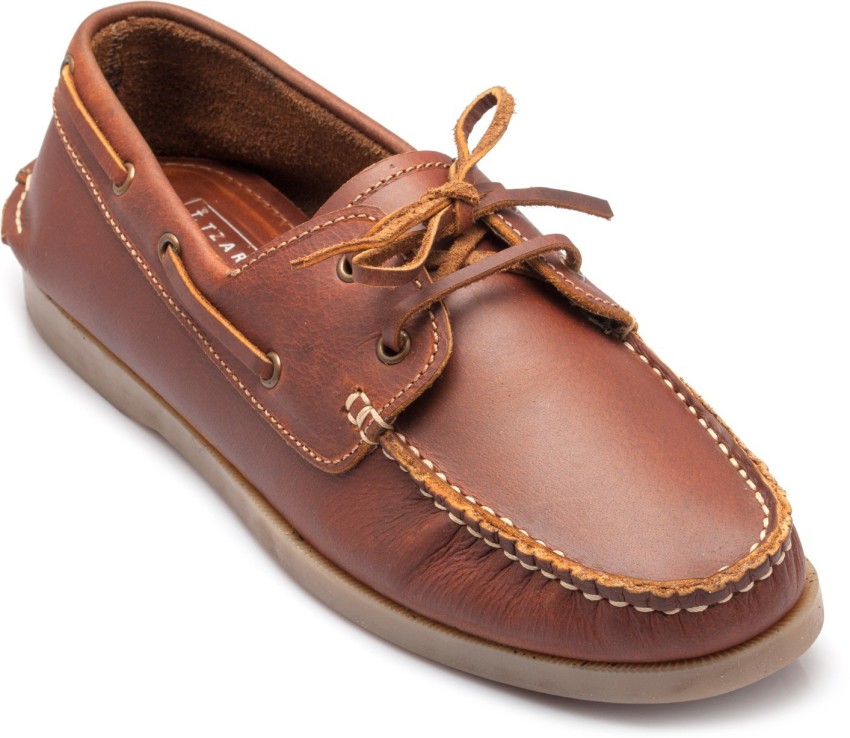 Men's authentic original leather 2025 boat shoe