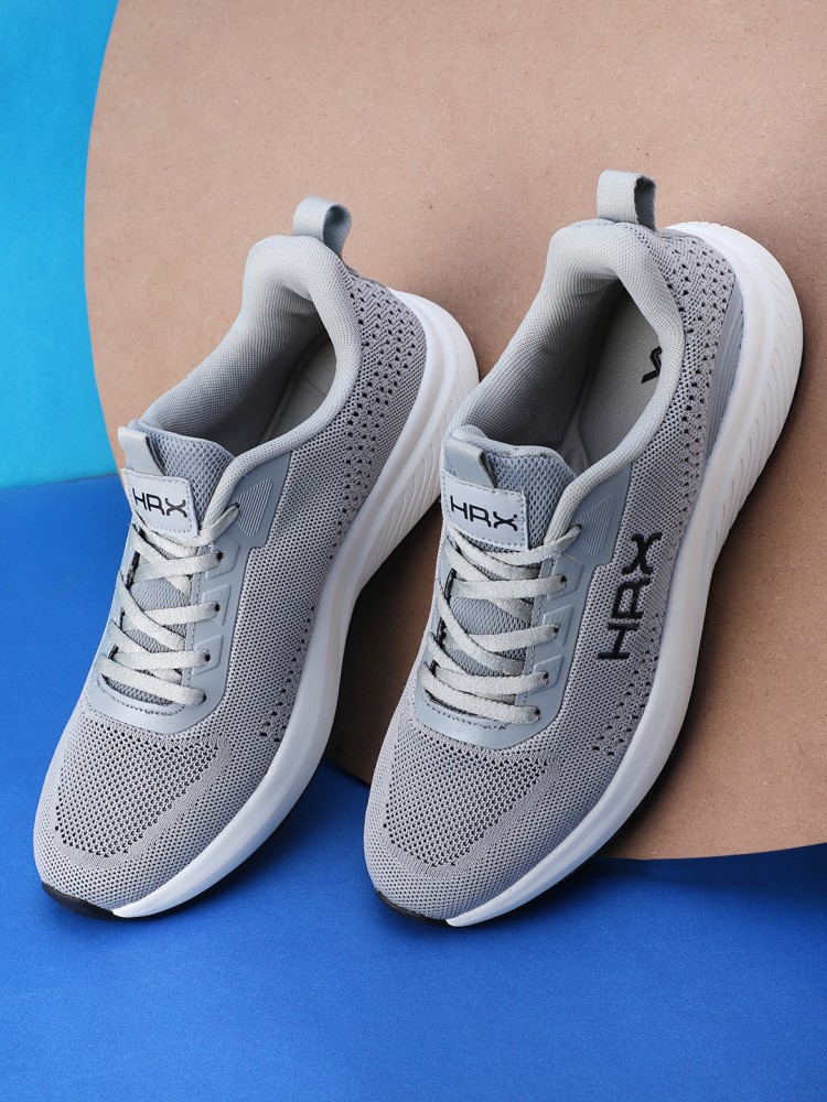 Hrx men 2025 grey running shoes