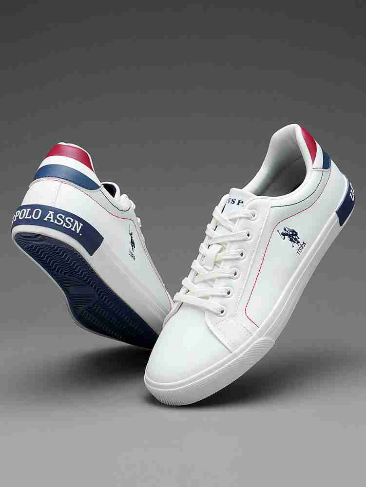 White polo tennis discount shoes