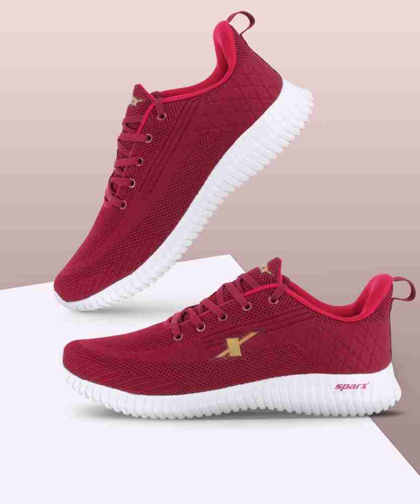 Red deals sparx shoes