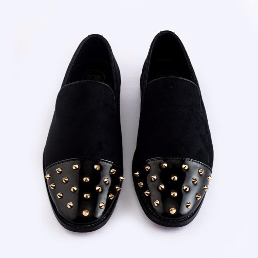Studded shop slip on