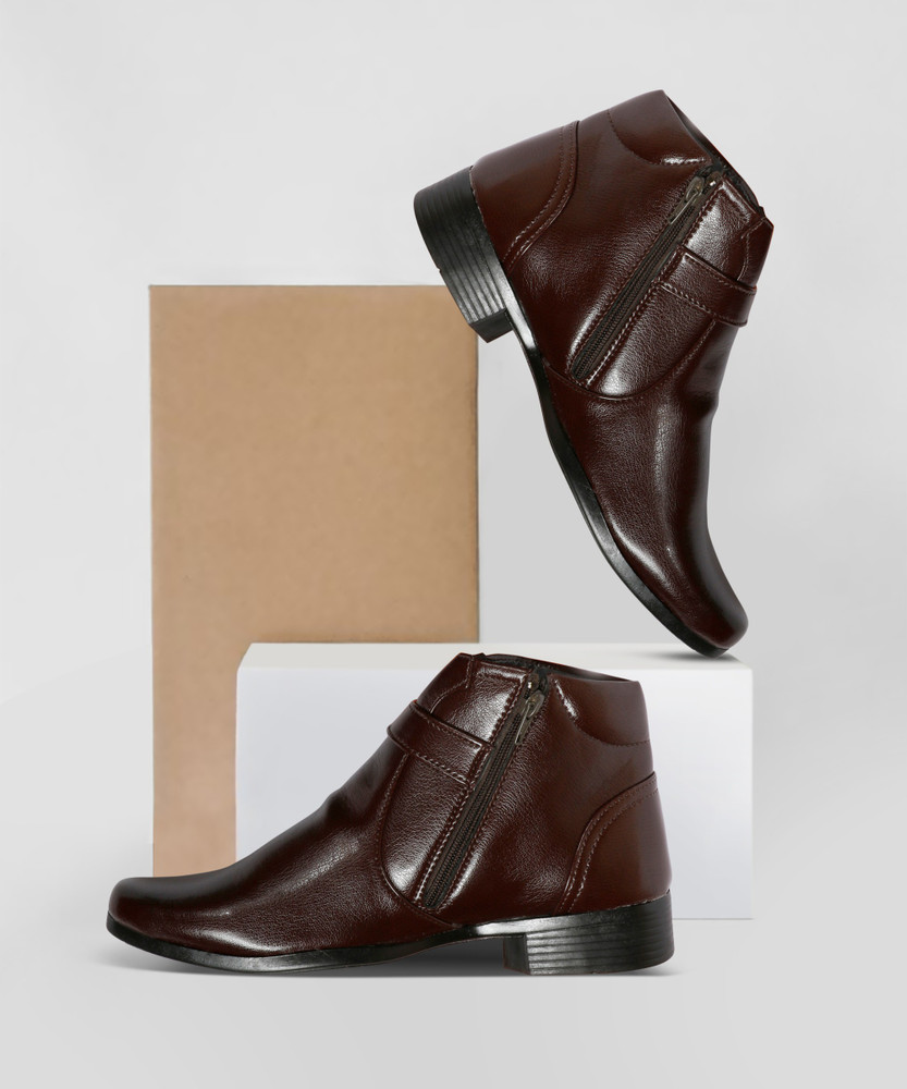 Zipper boots mens india top