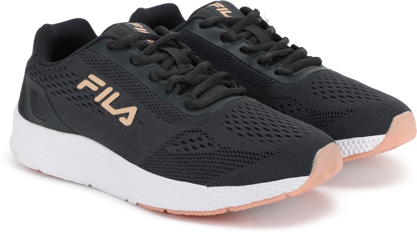 Fila black sneakers clearance women