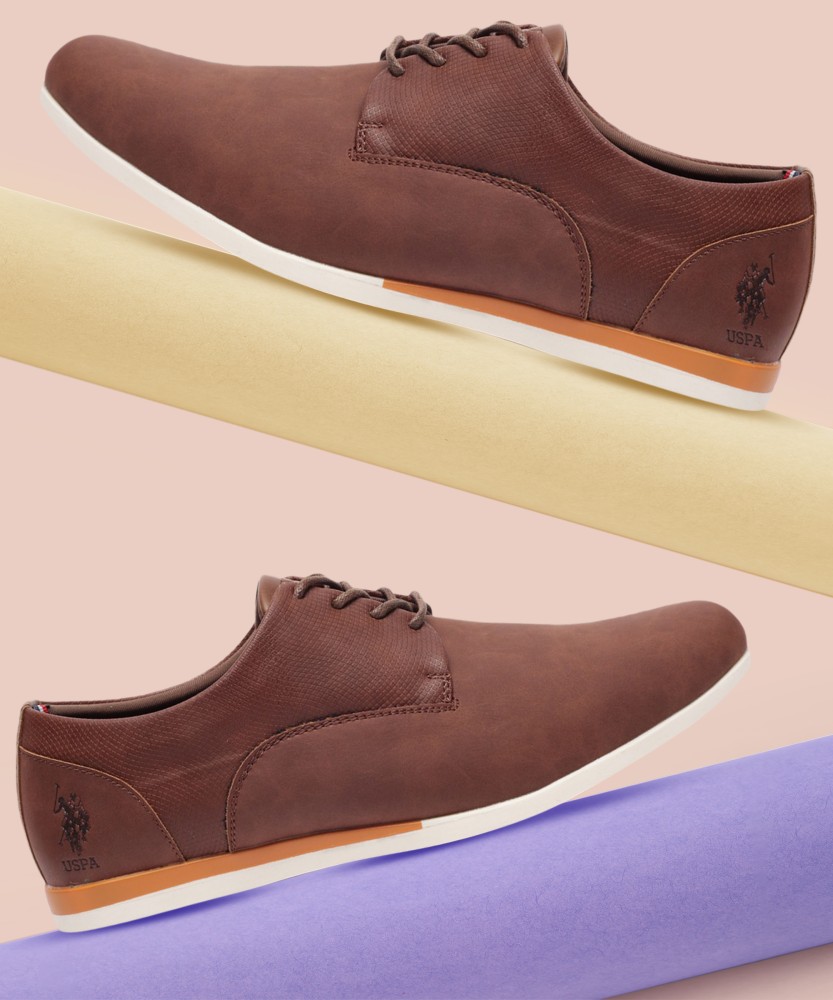 Us polo shop leather shoes price