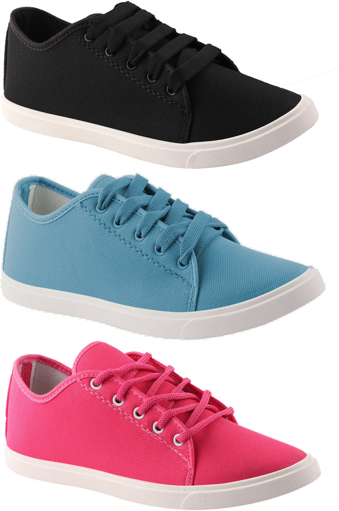 Chevit Trendy Light Miss Perfect Combo Pack of 03 Pairs Slip On Sneakers For Women Buy Chevit Trendy Light Miss Perfect Combo Pack of 03 Pairs Slip On Sneakers