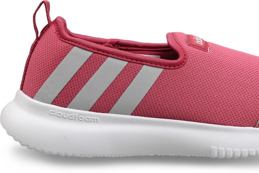 Adidas women s neo cloudfoam online lite racer slip on shoes