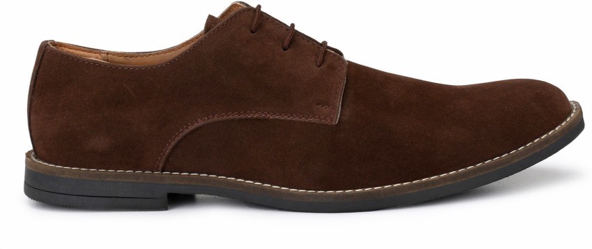 Mens brown cheap suede casual shoes