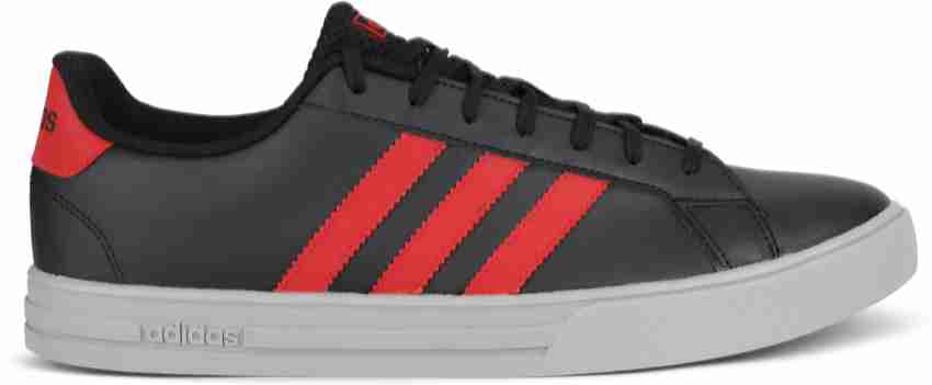 Adidas neo trainers black and orange hotsell