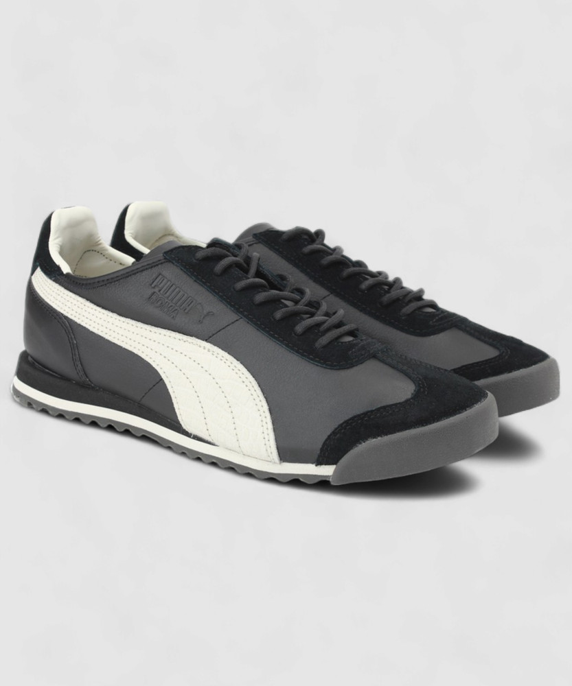 PUMA Roma OG Citi Series Sneakers For Men Buy Puma Black Puma White Color PUMA Roma OG Citi Series Sneakers For Men Online at Best Price Shop Online for Footwears in