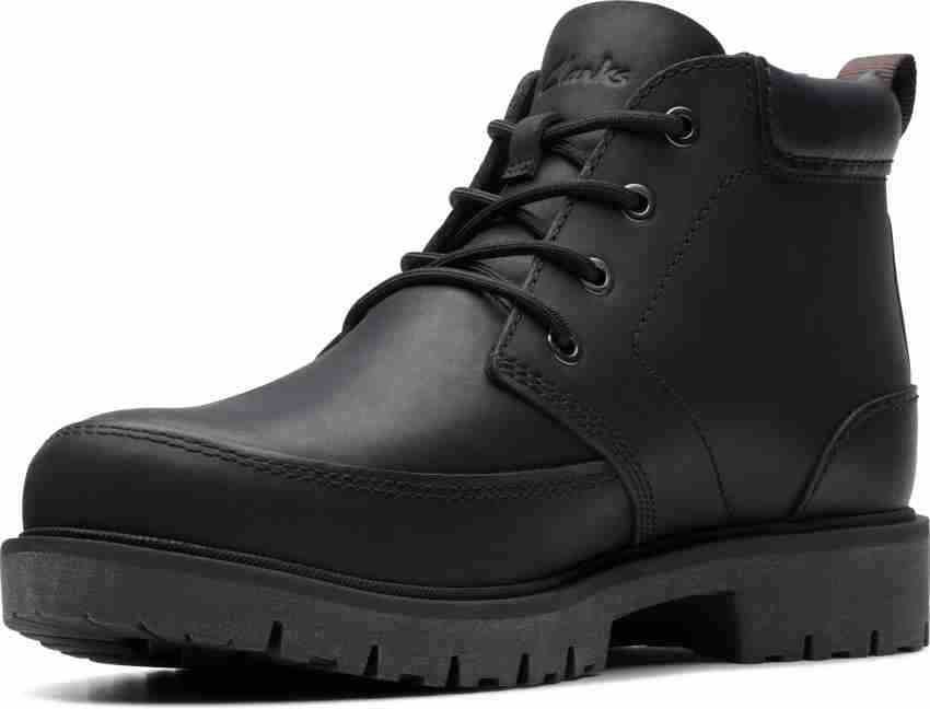 Clarks black 2025 boots men