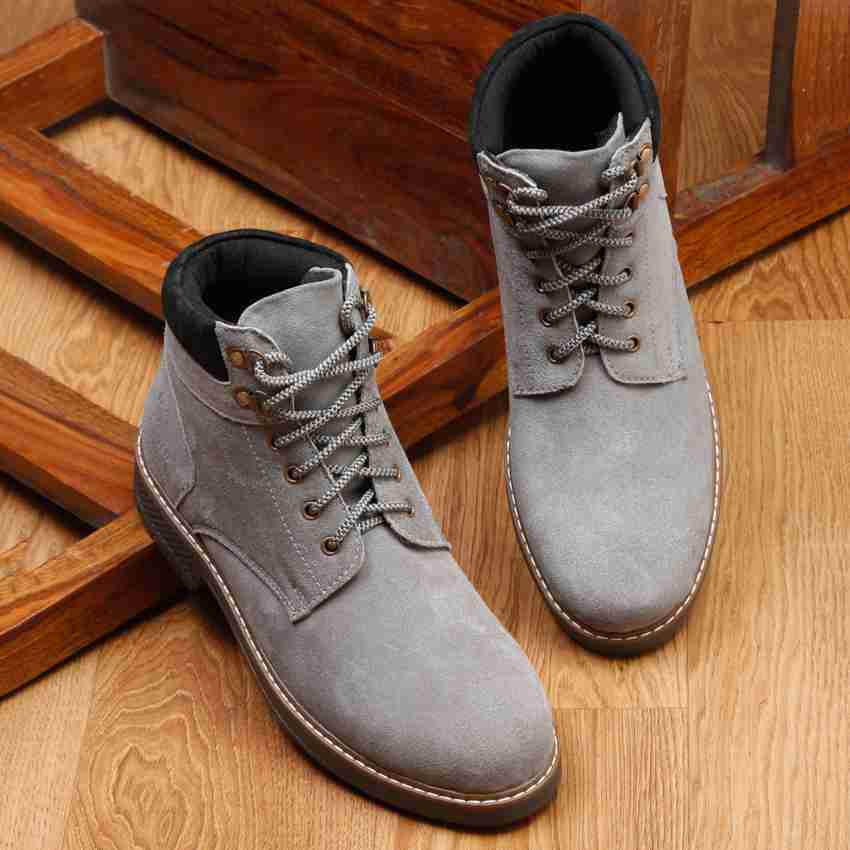 LOUIS STITCH Tan Italian Suede Leather Cushion Style High Ankle Boots For Men  Boots For Men - Buy LOUIS STITCH Tan Italian Suede Leather Cushion Style  High Ankle Boots For Men Boots