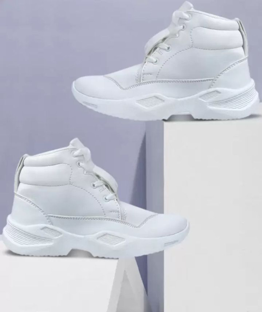 Plain white deals high tops