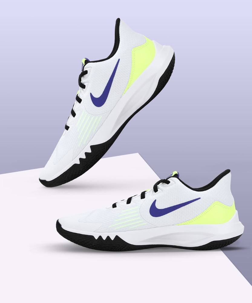 nike precision iv mens basketball shoes white