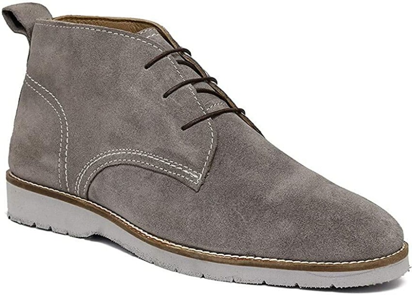 Grey sales suede chukka