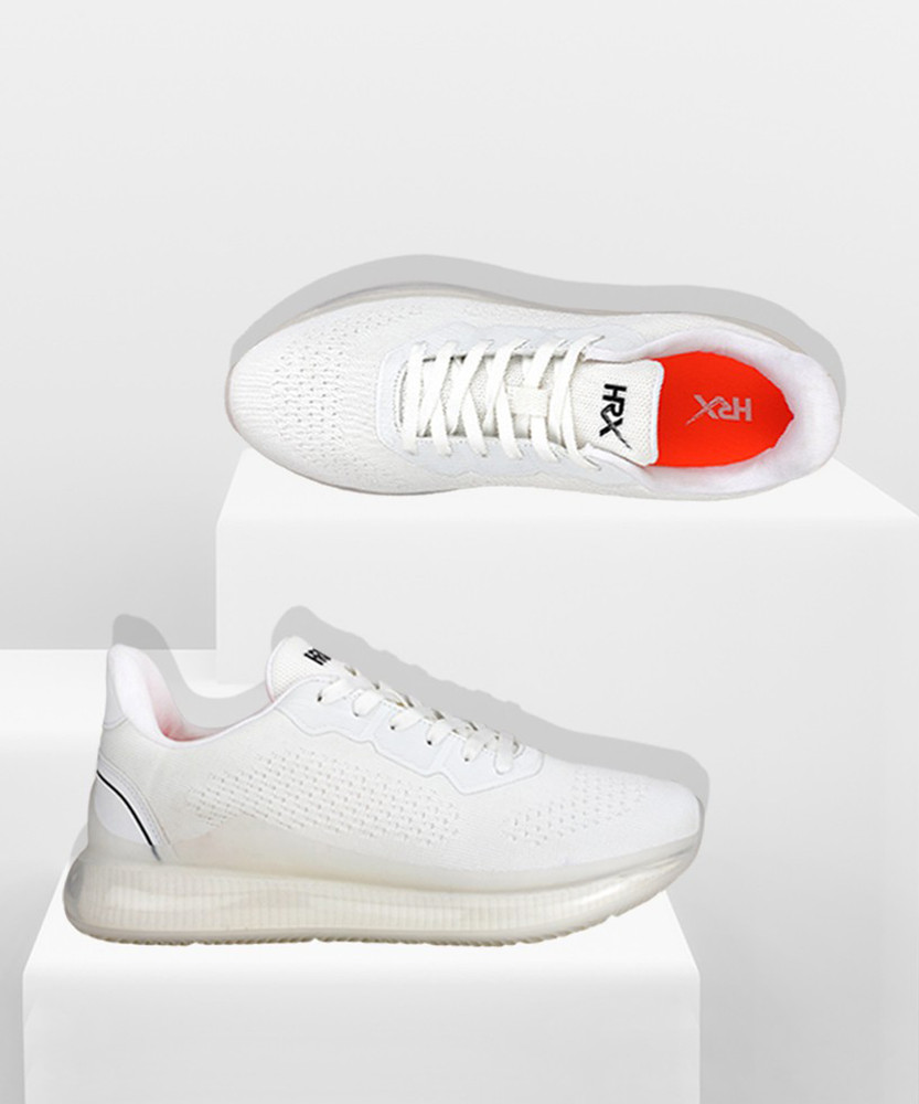 Hrx White Sneakers Shoes By Hrithik Roshan Hrx Hrx White Shoes Hrx White  Shoes For Men