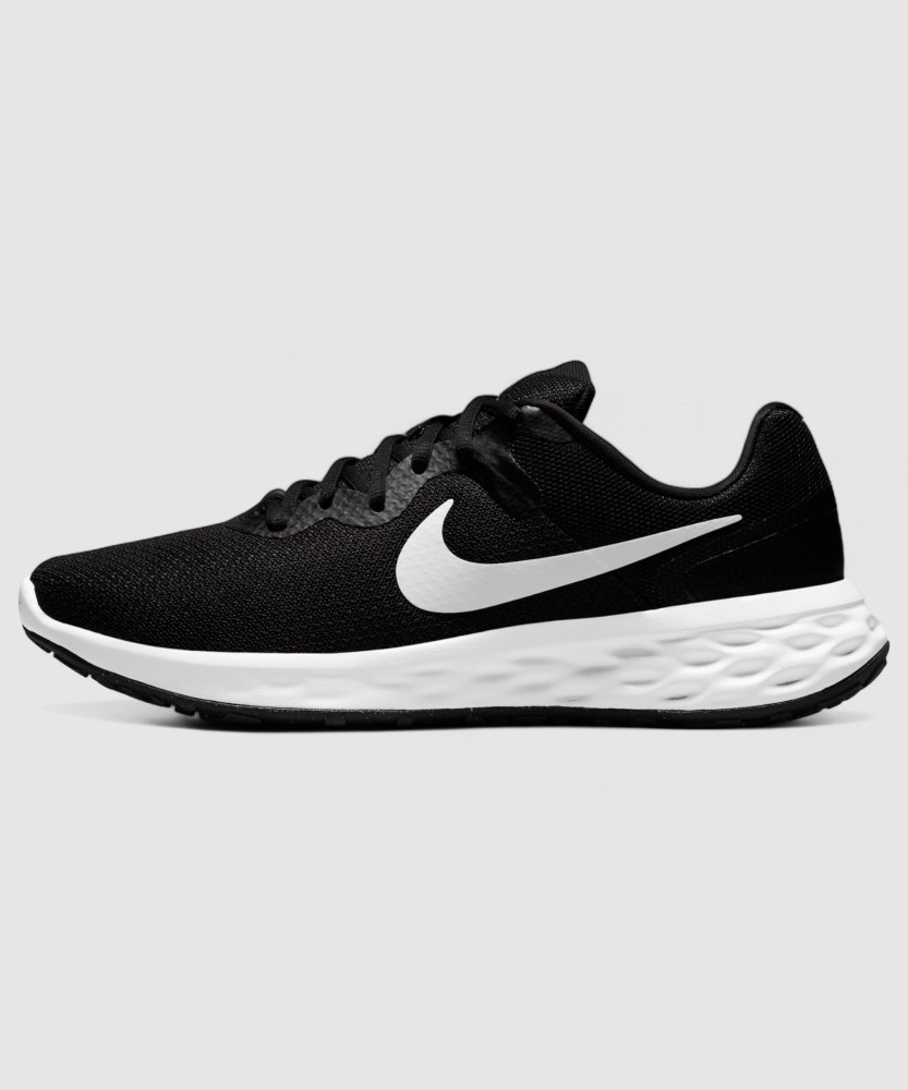 Running shoes black and white online