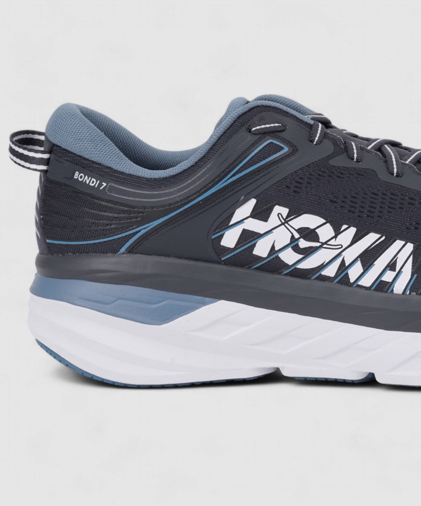 Hoka One One Bondi 7 Running Shoes Mens Size 10 Gray Athletic store Sneakers