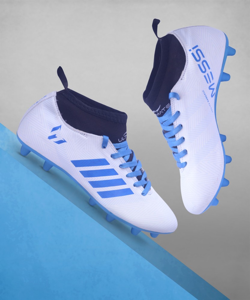 MESSI White Ankle Studs Football Shoes Football Shoes For Men