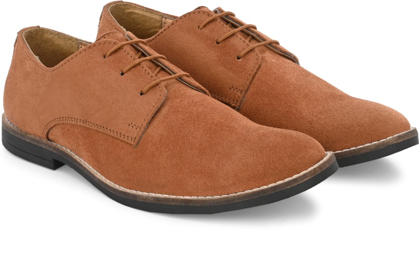 Tan suede cheap derby shoes