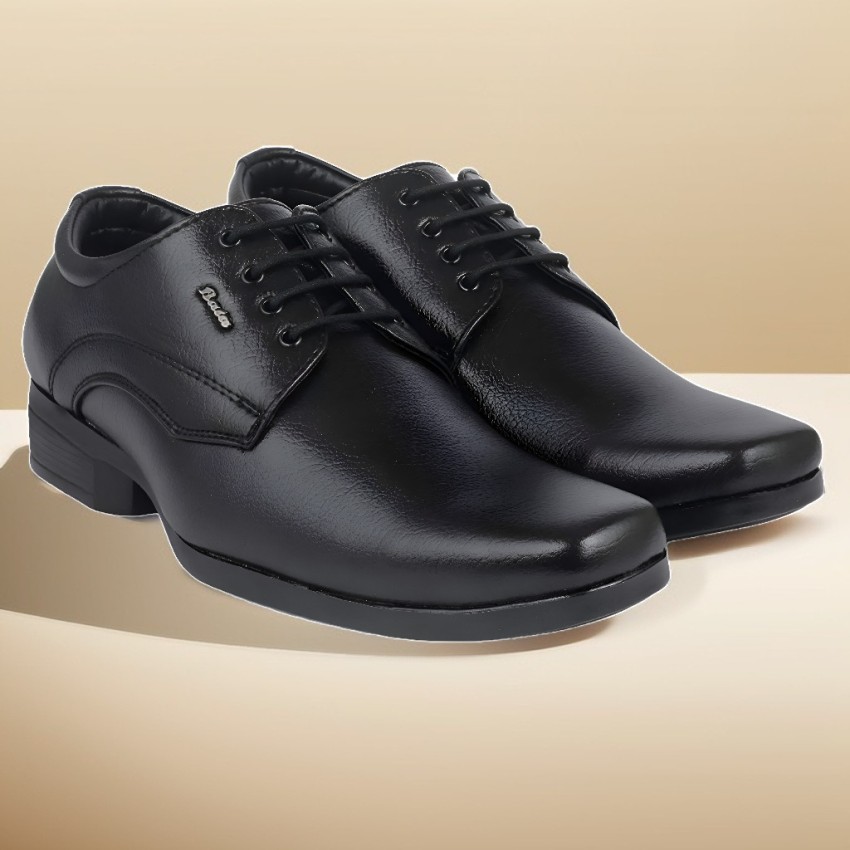 Bata black formal shoes hotsell