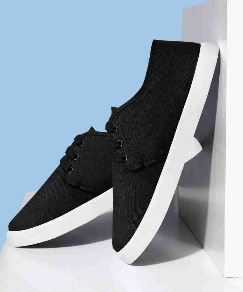 Black casual cheap shoes flipkart