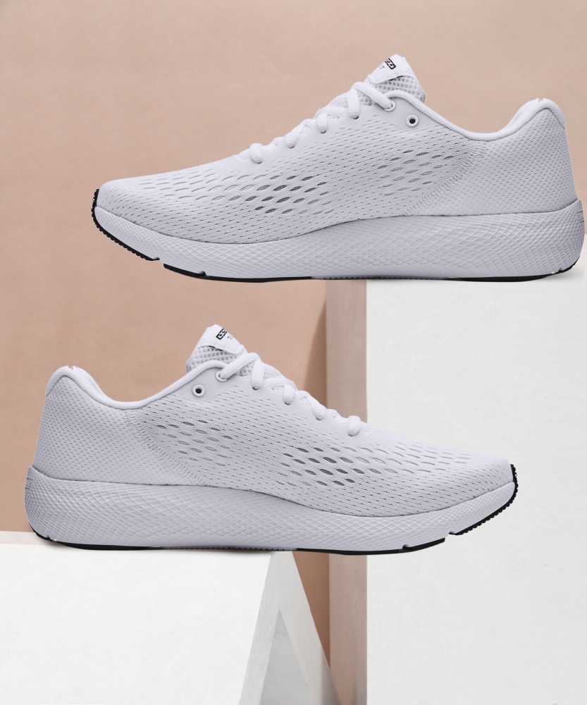 Under armour running outlet shoes white