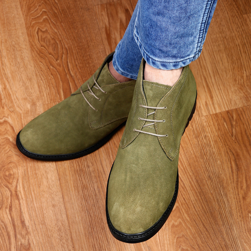 Green suede chukka boots store