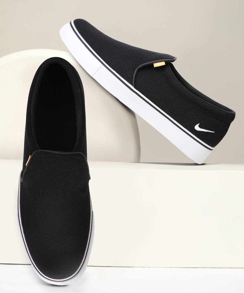 nike black loafers