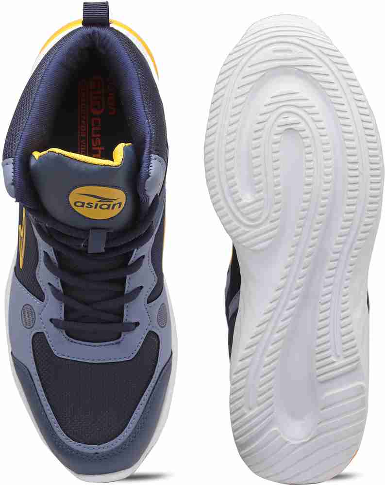 asian Unicorn 03 Navy Gym Sports Training Stylish Sneakers For Men