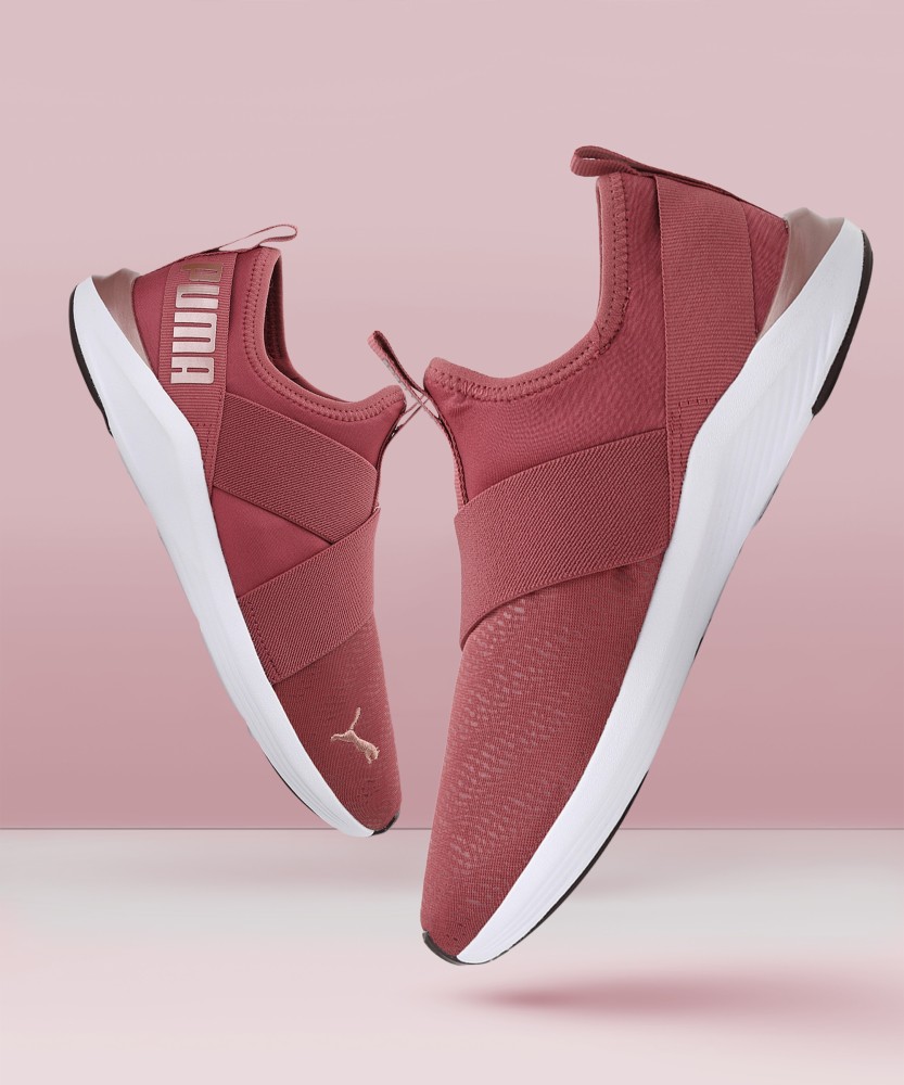 Pink puma slip ons sale