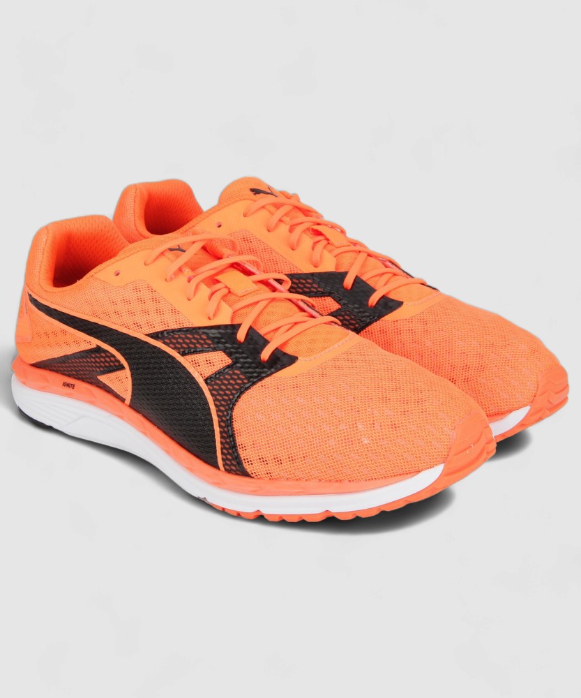 PUMA Speed 300 IGNITE 2 Running Shoes For Men Buy Shocking Orange Puma Black Color PUMA Speed 300 IGNITE 2 Running Shoes For Men Online at Best Price Shop Online for