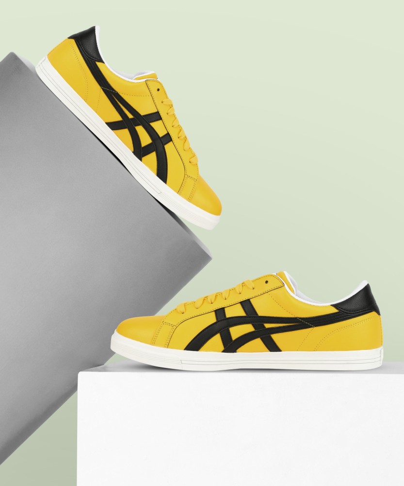 Asics store yellow sneakers