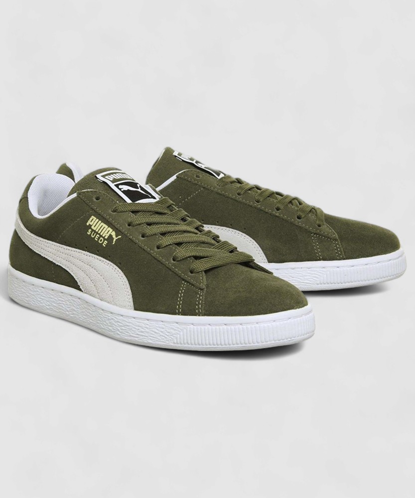 PUMA Suede Classic Forest Night Puma Team Gol Sneakers For Men Buy PUMA Suede Classic Forest Night Puma Team Gol Sneakers For Men Online at Best Price Shop Online for Footwears in