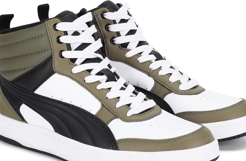 Green puma hotsell high tops