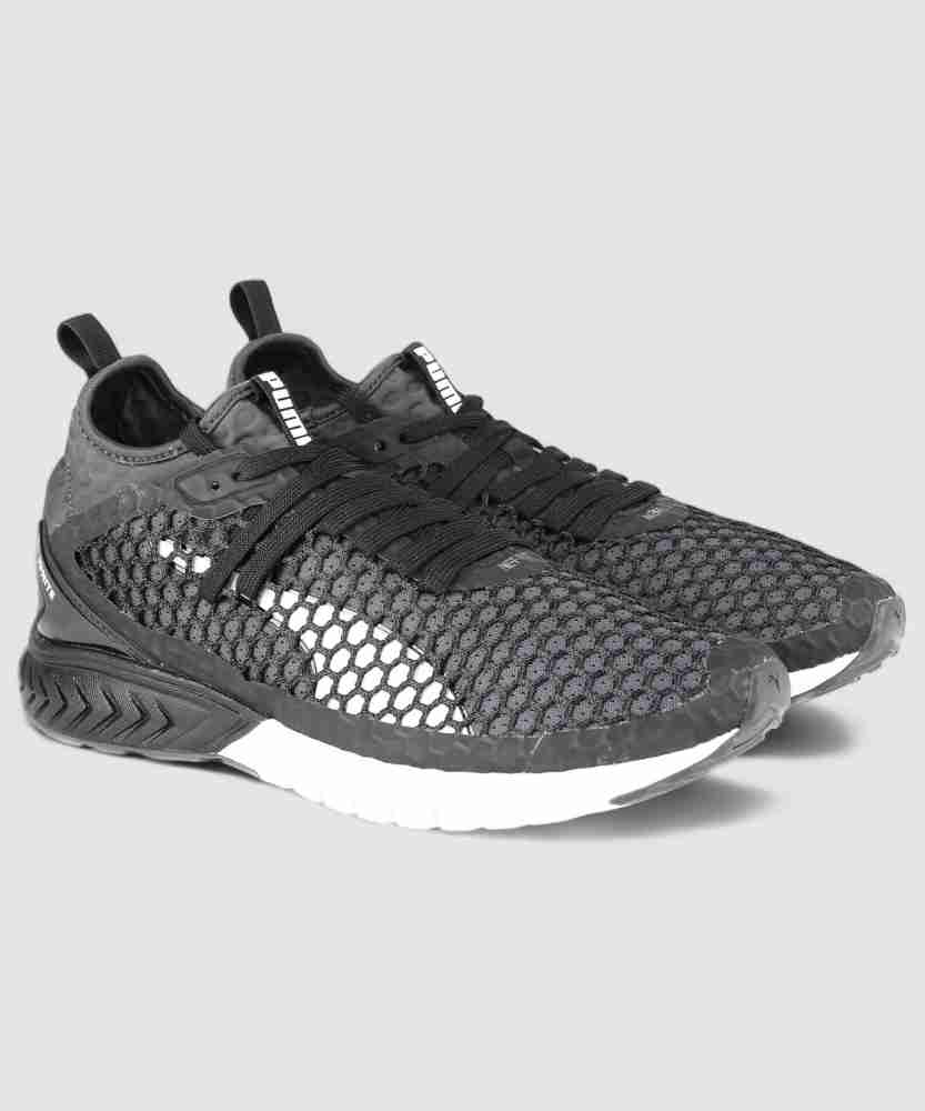 PUMA IGNITE Dual NETFIT Running Shoes For Men Buy Puma Black QUIET SHADE Color PUMA IGNITE Dual NETFIT Running Shoes For Men Online at Best Price Shop Online for Footwears in