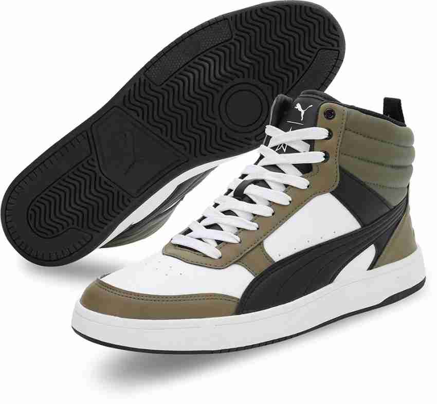 Green puma shop high tops