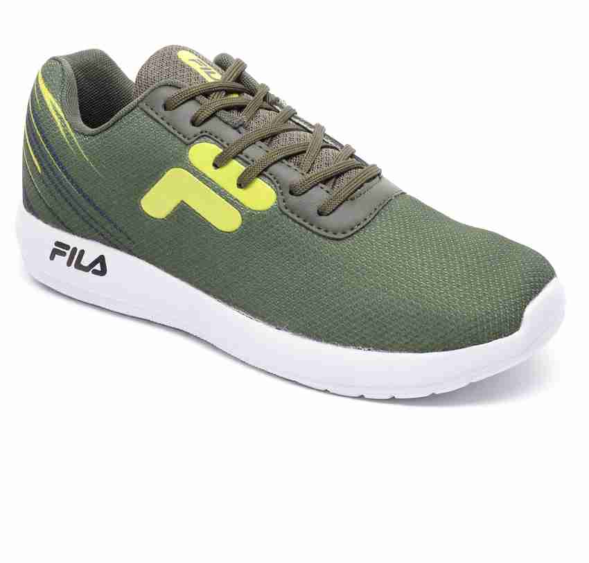Fila army green shoes cheap