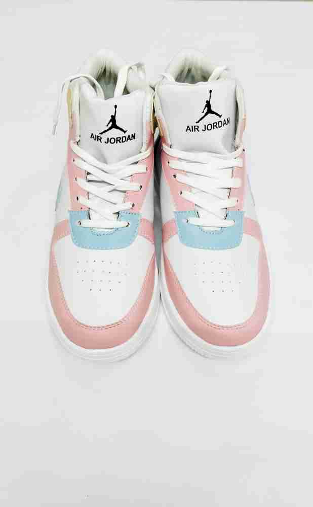 Mens pink jordan clearance shoes