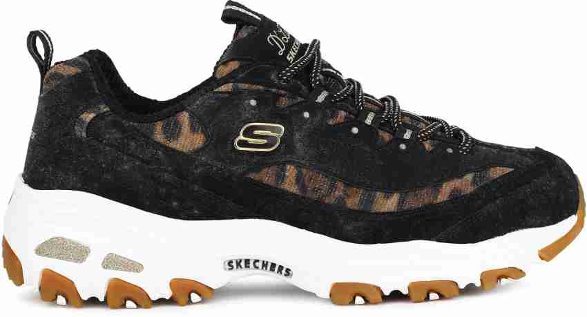 Leopard skechers online sandals