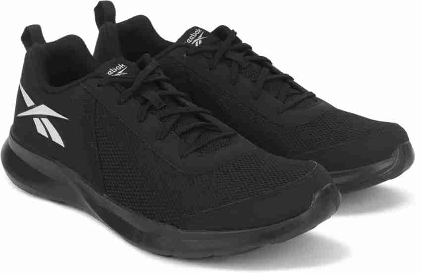 Black sports hot sale shoes reebok