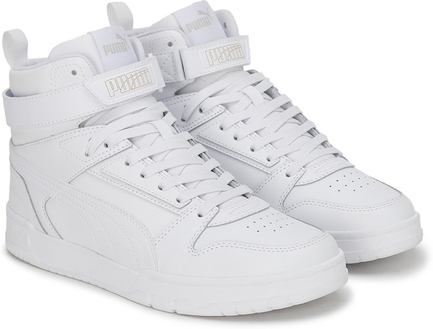 Puma white and gold best sale high tops