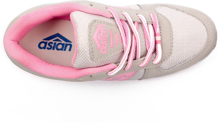 asian Cute sports shoes for women Running shoes for girls stylish latest design new fashion casual sneakers for ladies Lace up Lightweight pink shoes for jogging walking gym