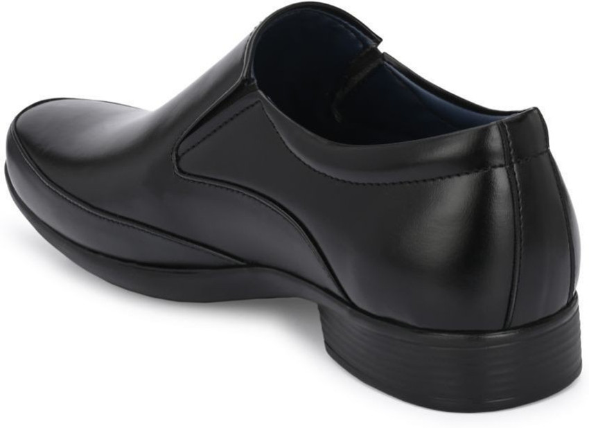 Mens black leather formal shoes 2025