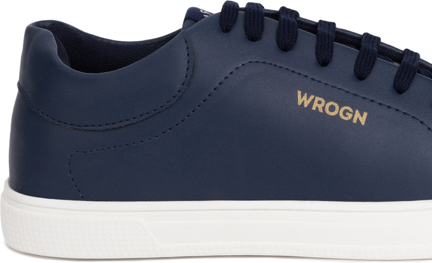 Wrogn navy blue sneakers discount