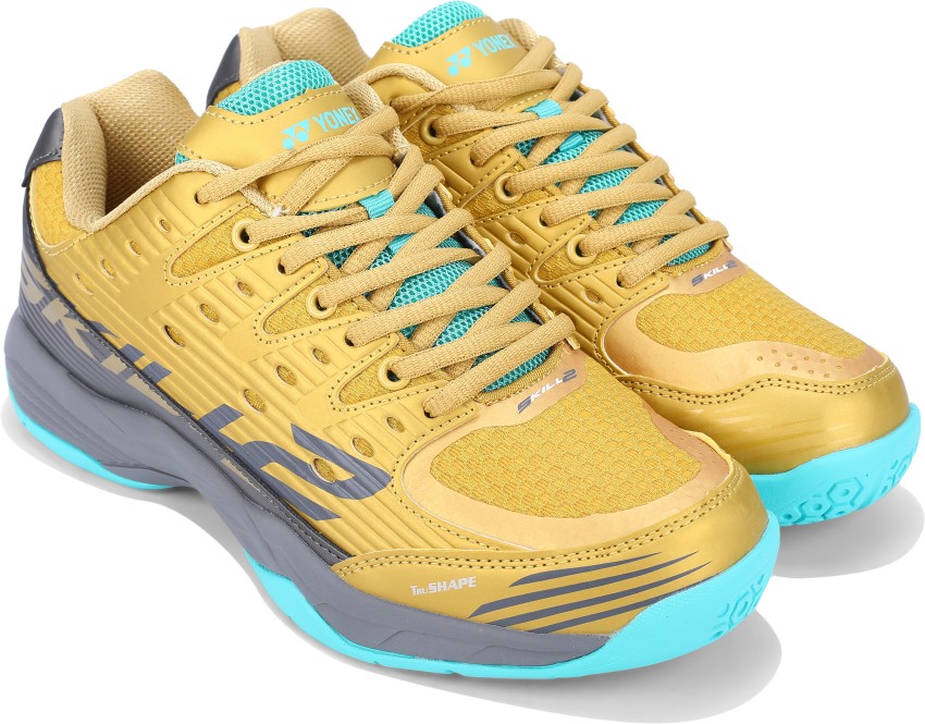 Yonex badminton store shoes yellow