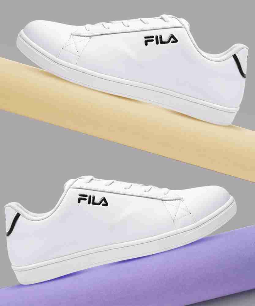 Fila white casual shoes new arrivals