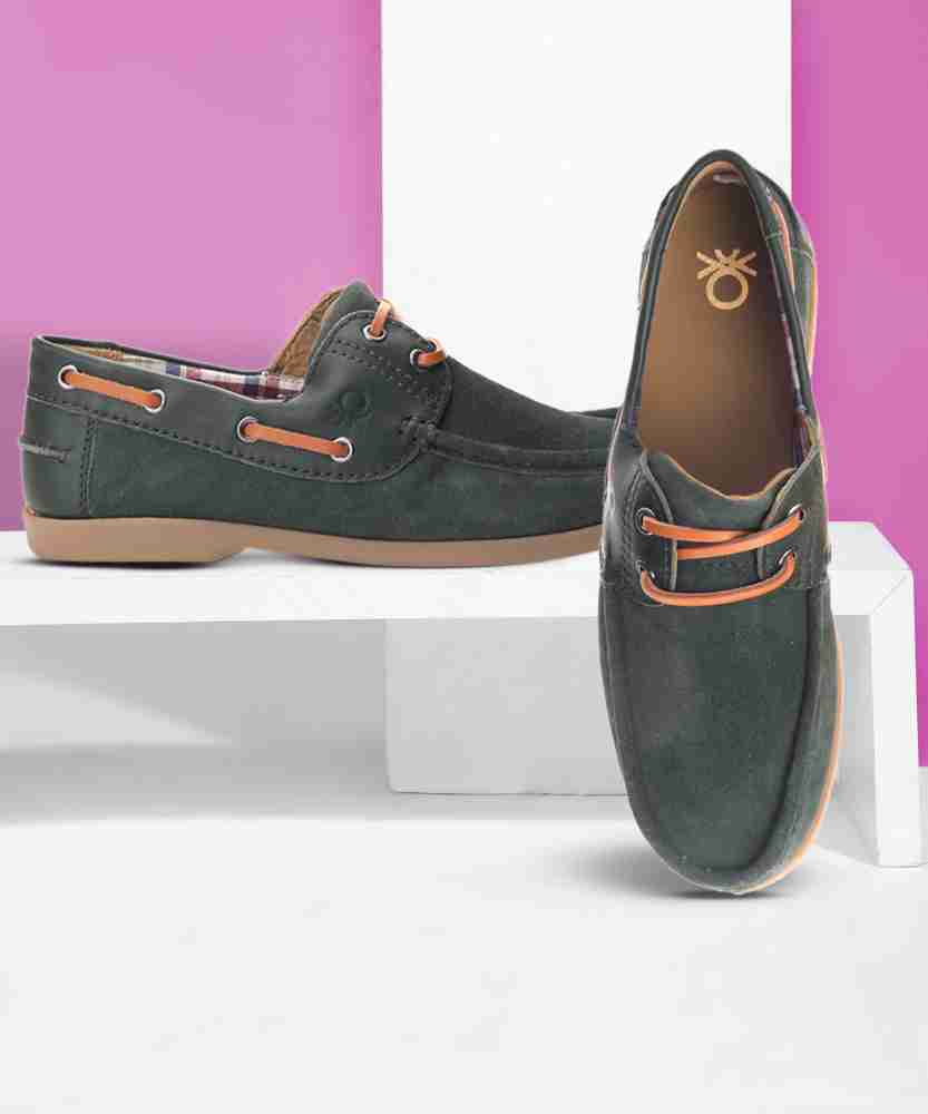 Benetton boat shoes online